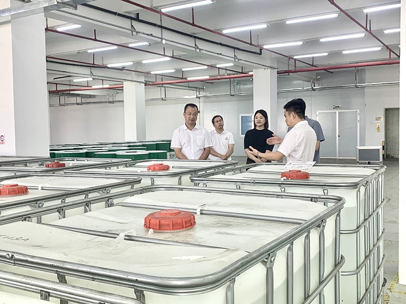 政企连心·共促发展|东莞市东城区政府领导莅临pa集团新材参观指导